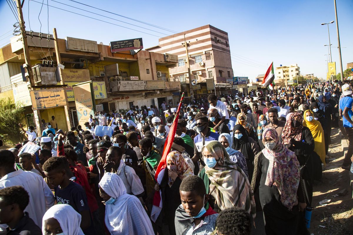 Son dakika haber! Sudan\'da "askeri darbe" karşıtı gösteriler düzenlendi