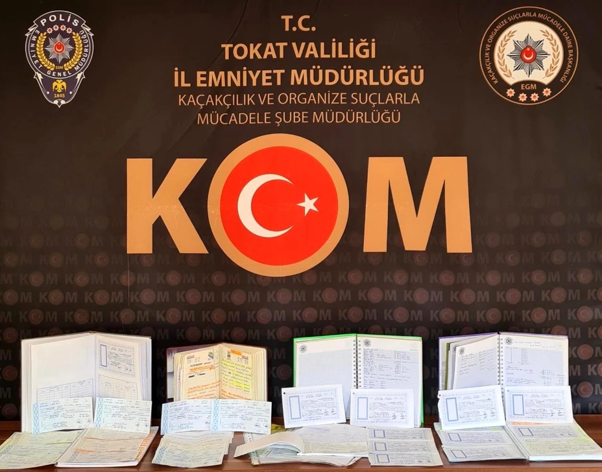 Tokat\'ta 3 milyon liralık tefecilik operasyonu: 9 gözaltı
