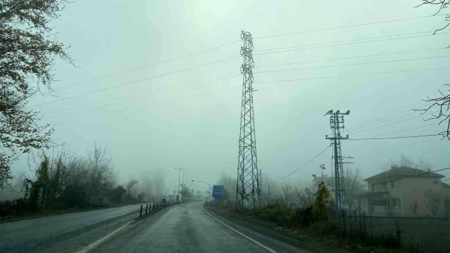 Zonguldak Ankara karayolunda sis etkili oldu