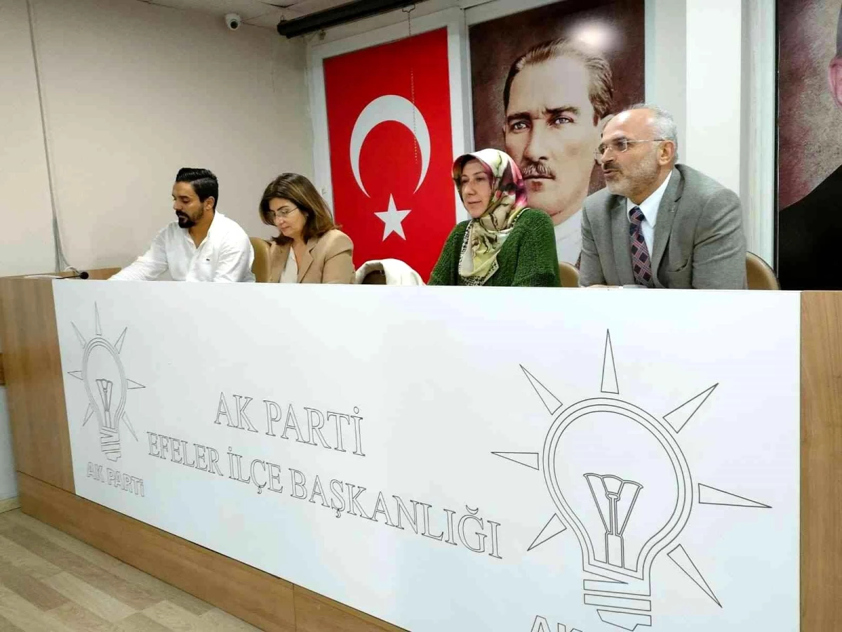 AK Parti Efeler İlçe Başkanlığı kadına şiddete dikkat çekti