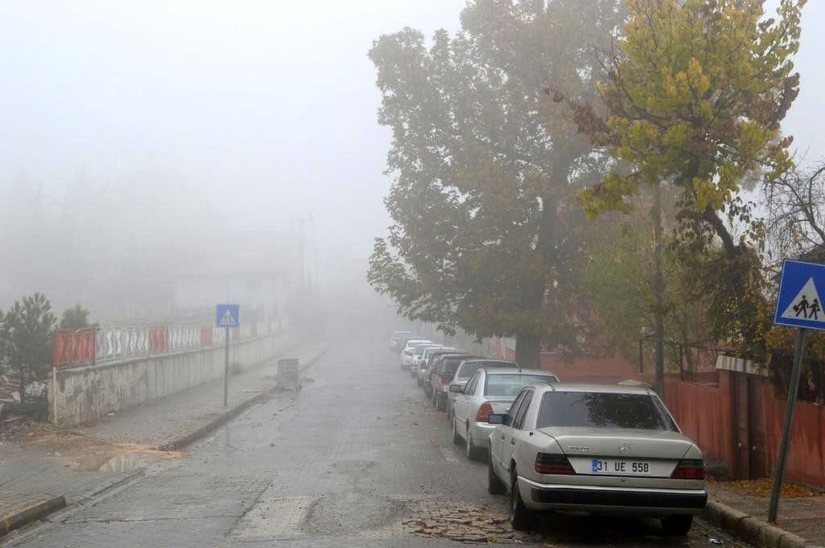 Besni\'de yoğun sis etkili oldu