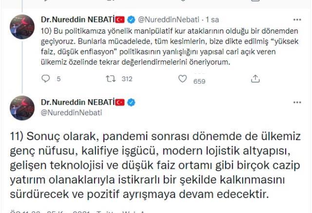 Değişim sinyali gibi hareket! Bakan Elvan'ın yerine geçeceği söylenen Nureddin Nebati gece yarısı peşe peşe paylaşım yaptı