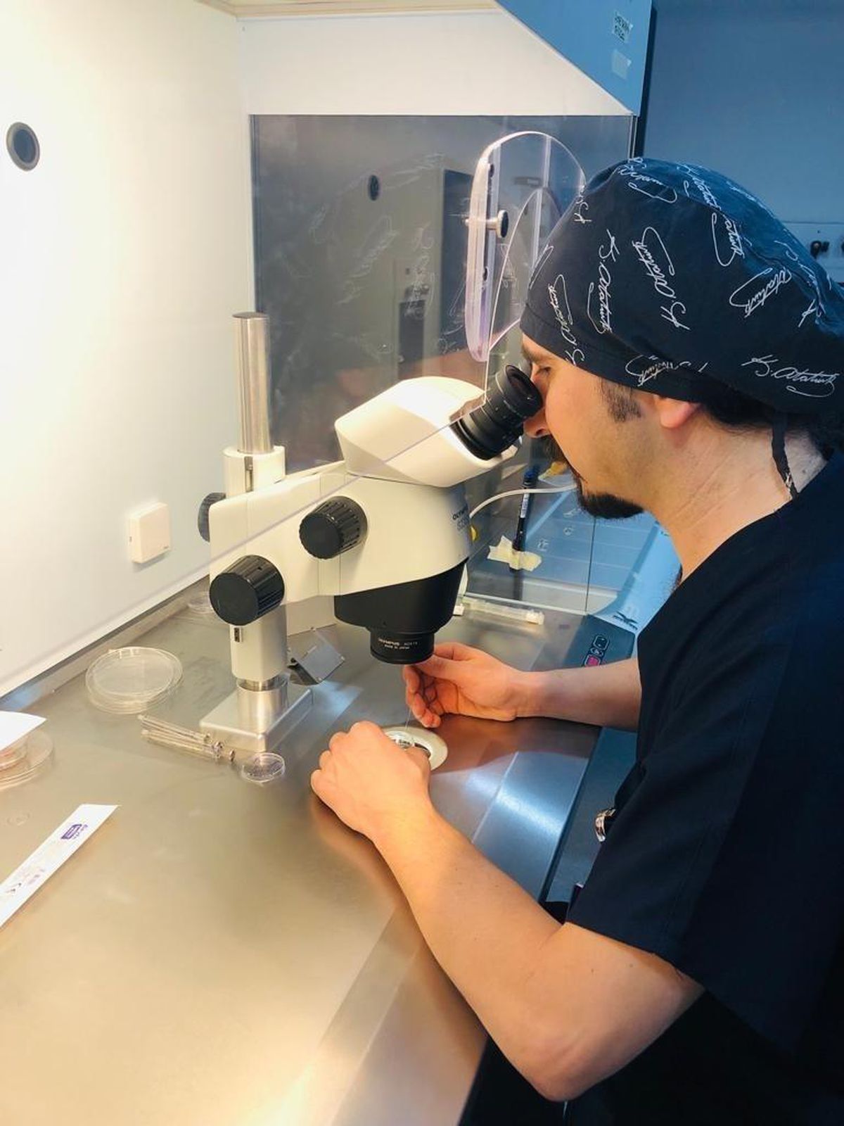 Embriyolar laboratuvar ortamında 16-19 günlük aşamaya kadar geliştirildi