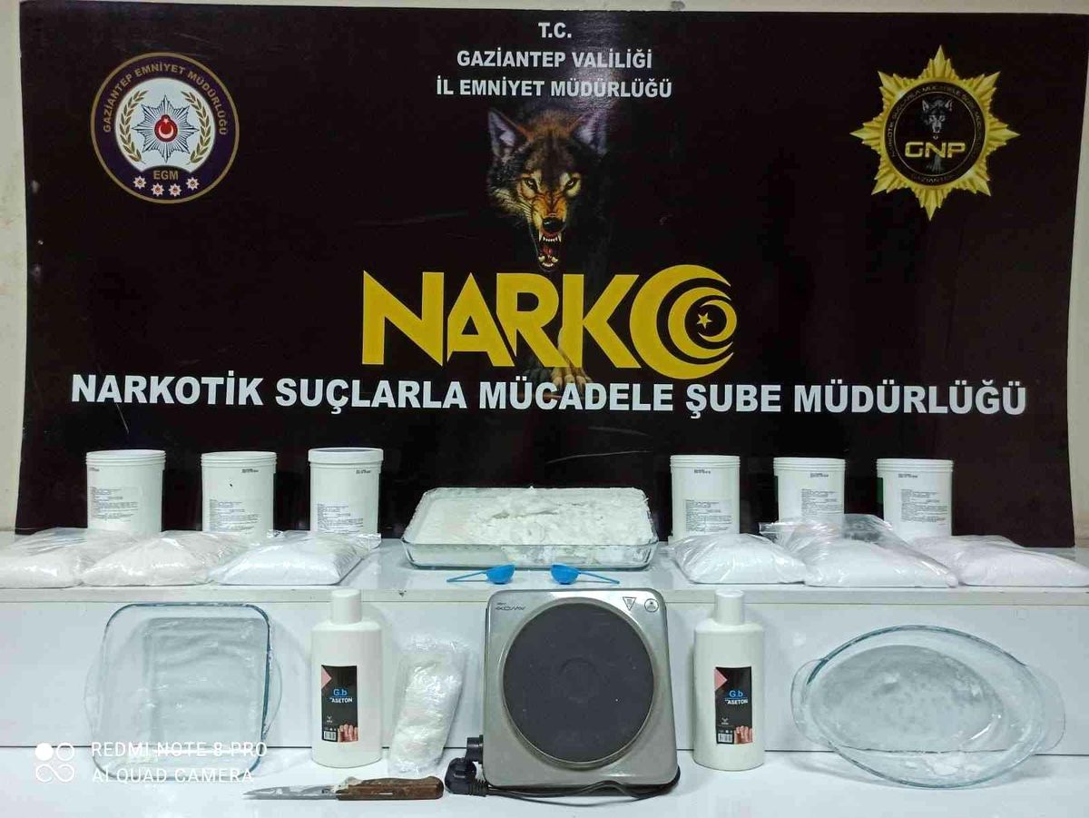 Gaziantep\'e 4.5 kilo uyuşturucu madde ele geçirildi