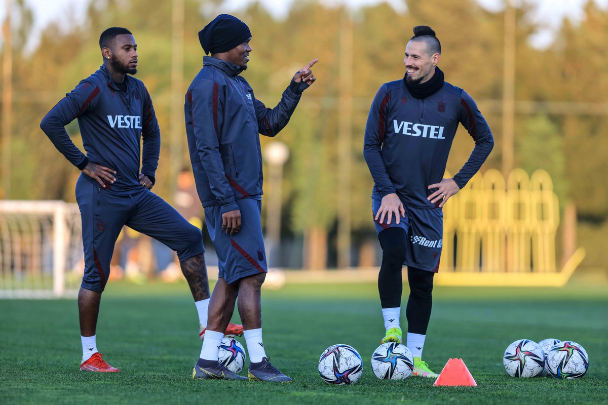 Trabzonspor, Fatih Karagümrük maçı hazırlıklarını sürdürdü