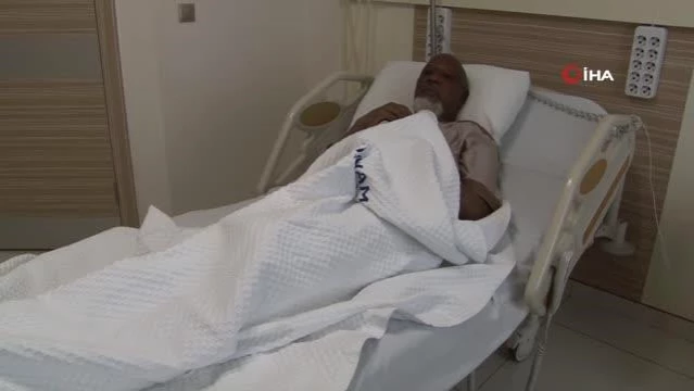 Afrikalı hasta Kayseri'de şifa buldu