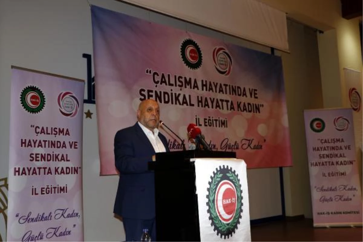 ÇANAKKALE - Hak-İş Başkanı Mahmut Arslan Çanakkale\'de konuştu