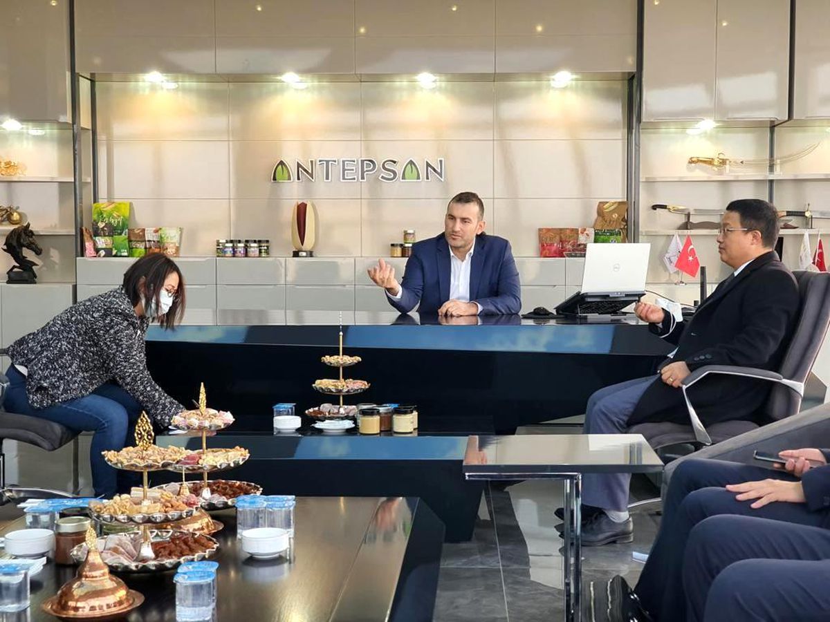 Çin heyeti Antepsan\'a hayran kaldı