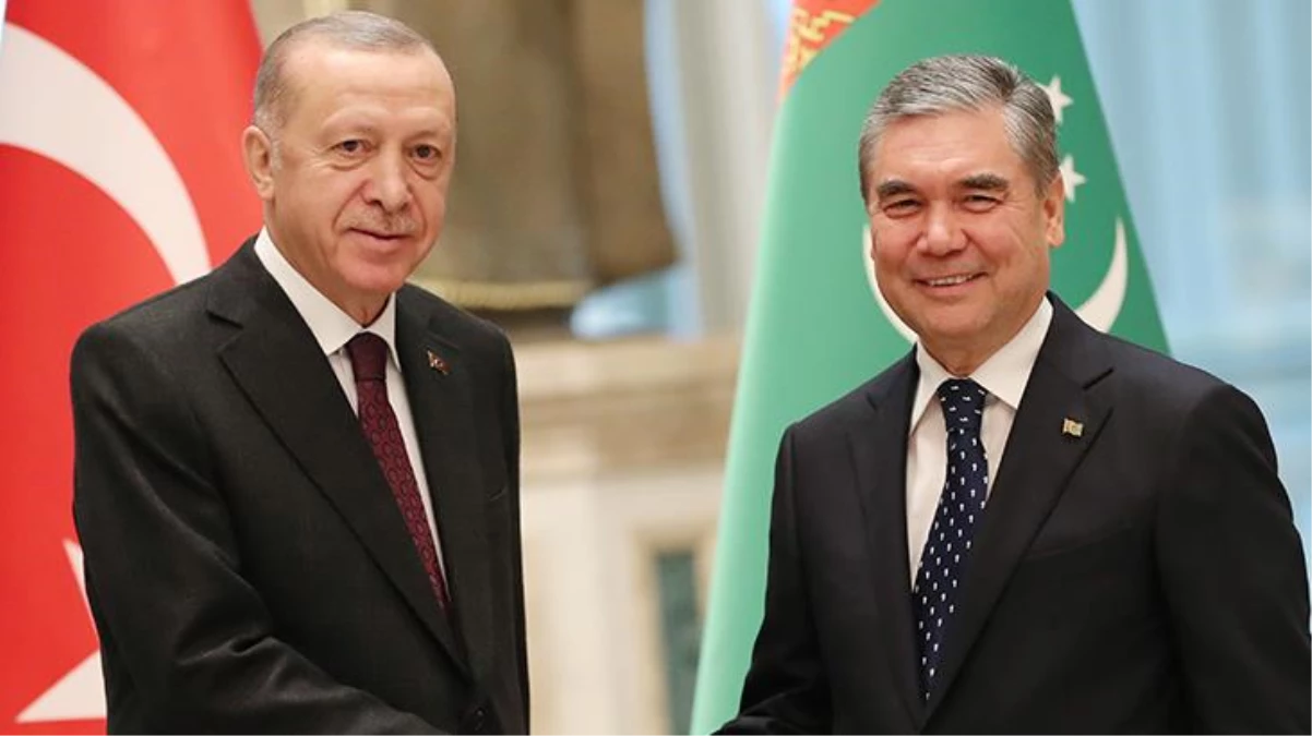 Cumhurbaşkanı Erdoğan Türkmenistan\'da 9 maddelik anlaşma imzalandı