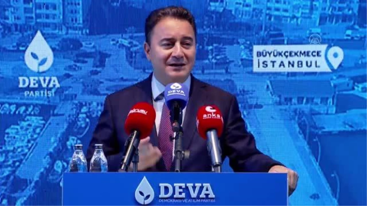 DEVA Partisi Genel Başkanı Babacan, partisinin Büyükçekmece İlçe Kongresi\'nde konuştu