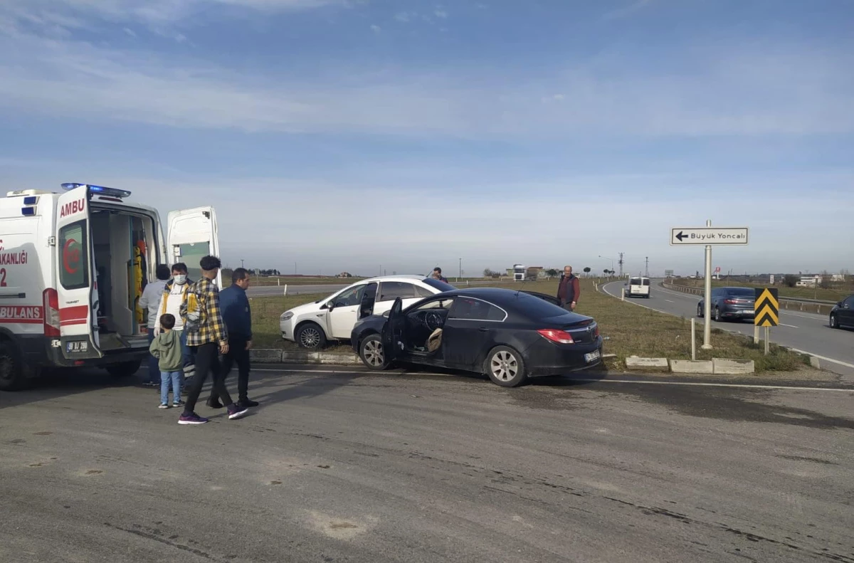 Tekirdağ\'da trafik kazasında 5 kişi yaralandı