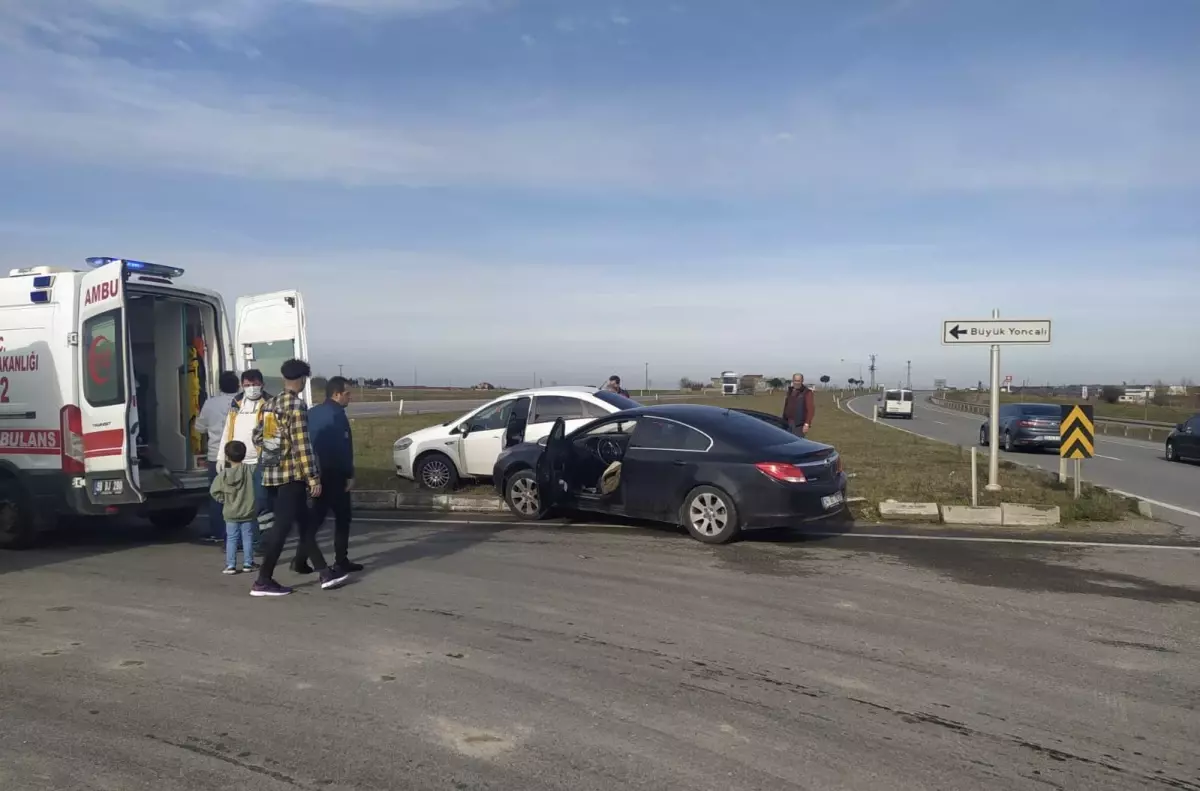 Tekirdağ\'da trafik kazasında 5 kişi yaralandı