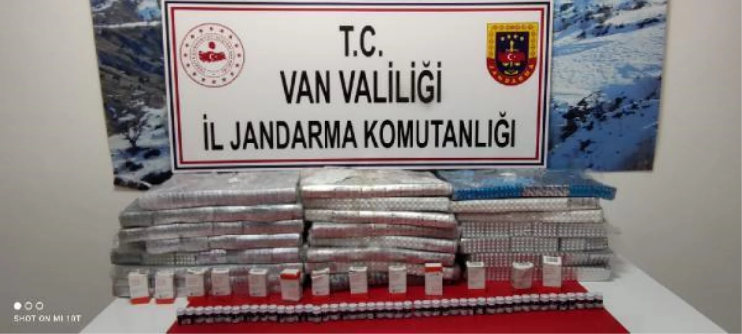 Van\'da İran menşeli 243 bin 181 tıbbi hap ele geçirildi