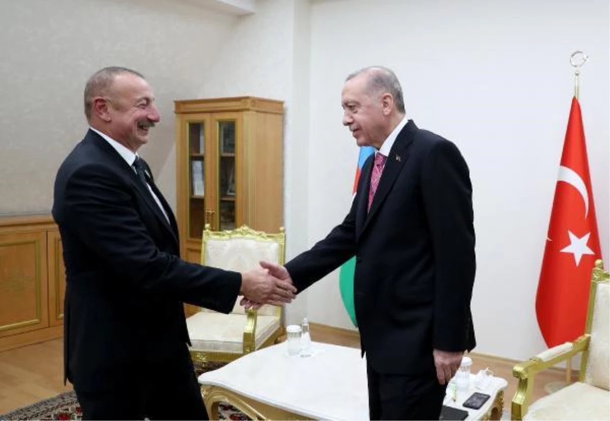 Son dakika! Cumhurbaşkanı Erdoğan, Azerbaycan Cumhurbaşkanı Aliyev ile görüştü