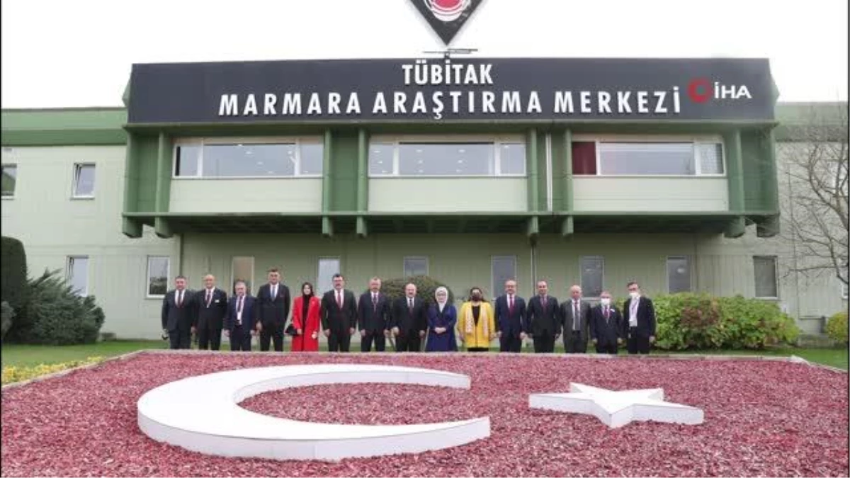 Emine Erdoğan, TÜBİTAK Marmara Araştırma Merkezi\'ni ziyaret etti
