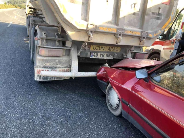 Son dakika haberleri... Menteşe'de trafik kazası: 1 yaralı
