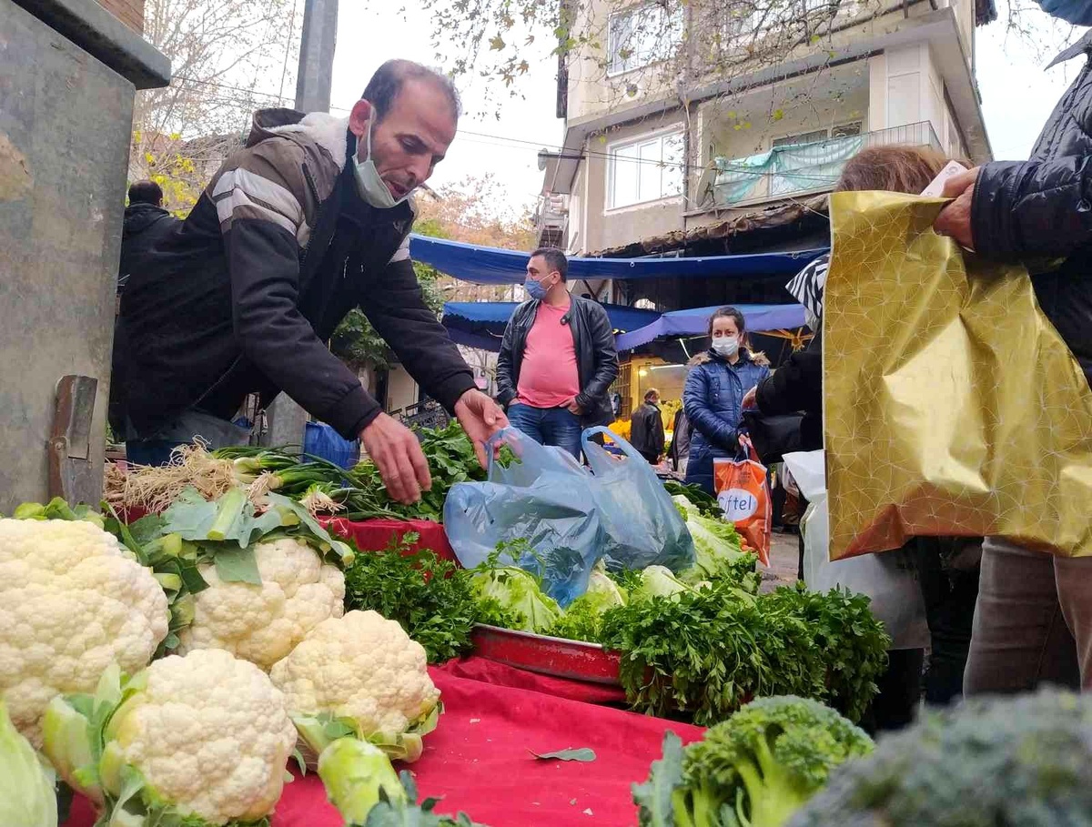 Karnabahar ucuzlayınca vatandaşlar akın etti!