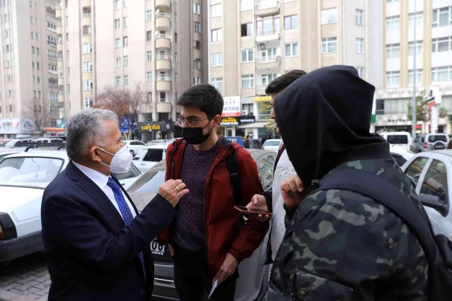 Büyükkılıç, Sivas Caddesi esnafını gezdi