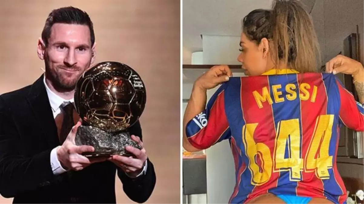 Ünlü model, Ballon D\'or\'u Messi kazanırsa soyunacak