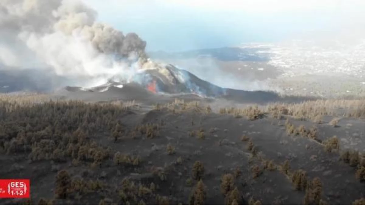La Palma\'daki yanardağda yeni lav çatlakları oluştu