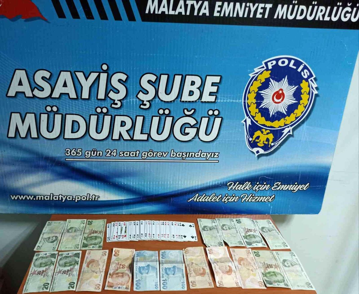 Malatya'da tombala baskını: 15 kişiye işlem yapıldı