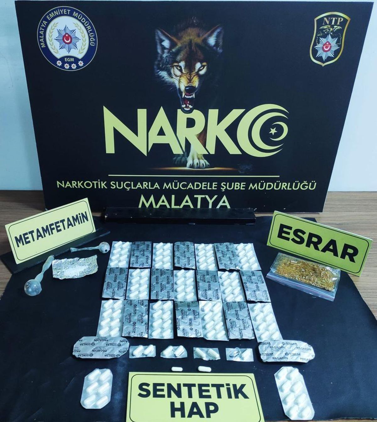 MALATYA'DA UYUŞTURUCU OPERASYONUNA 3 TUTUKLAMA