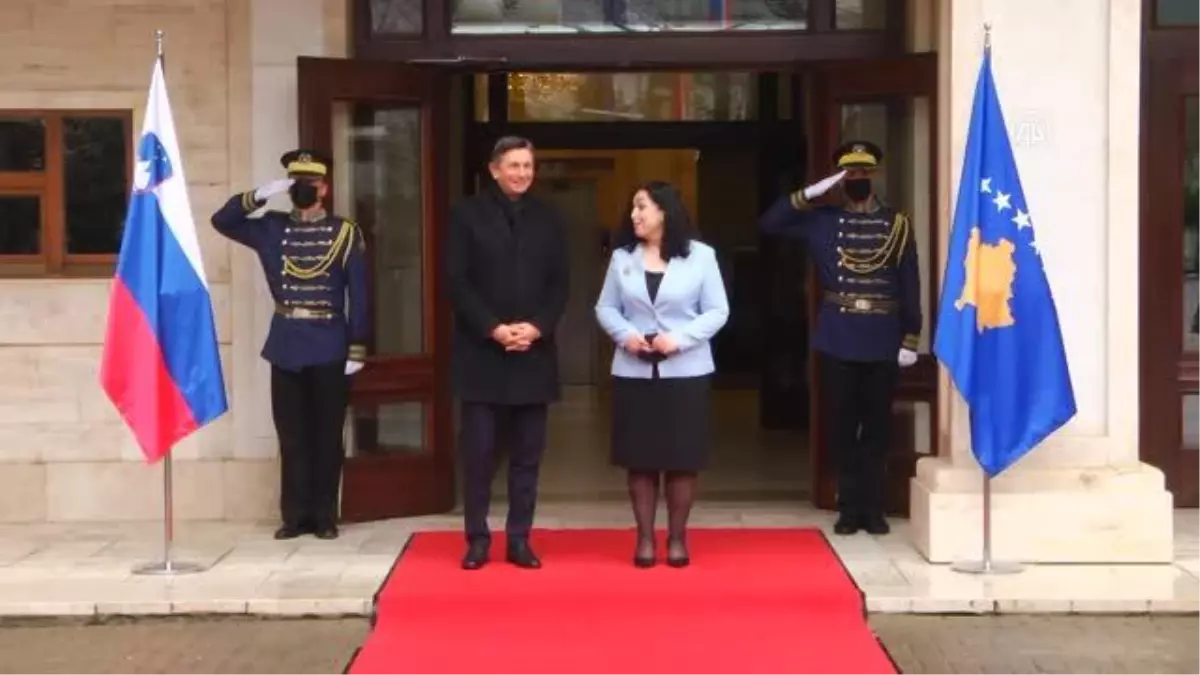 Slovenya Cumhurbaşkanı Borut Pahor, Kosova'da