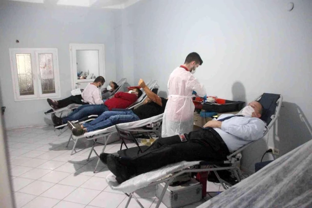 Bodrum'da öğretmenlerden kan bağışı