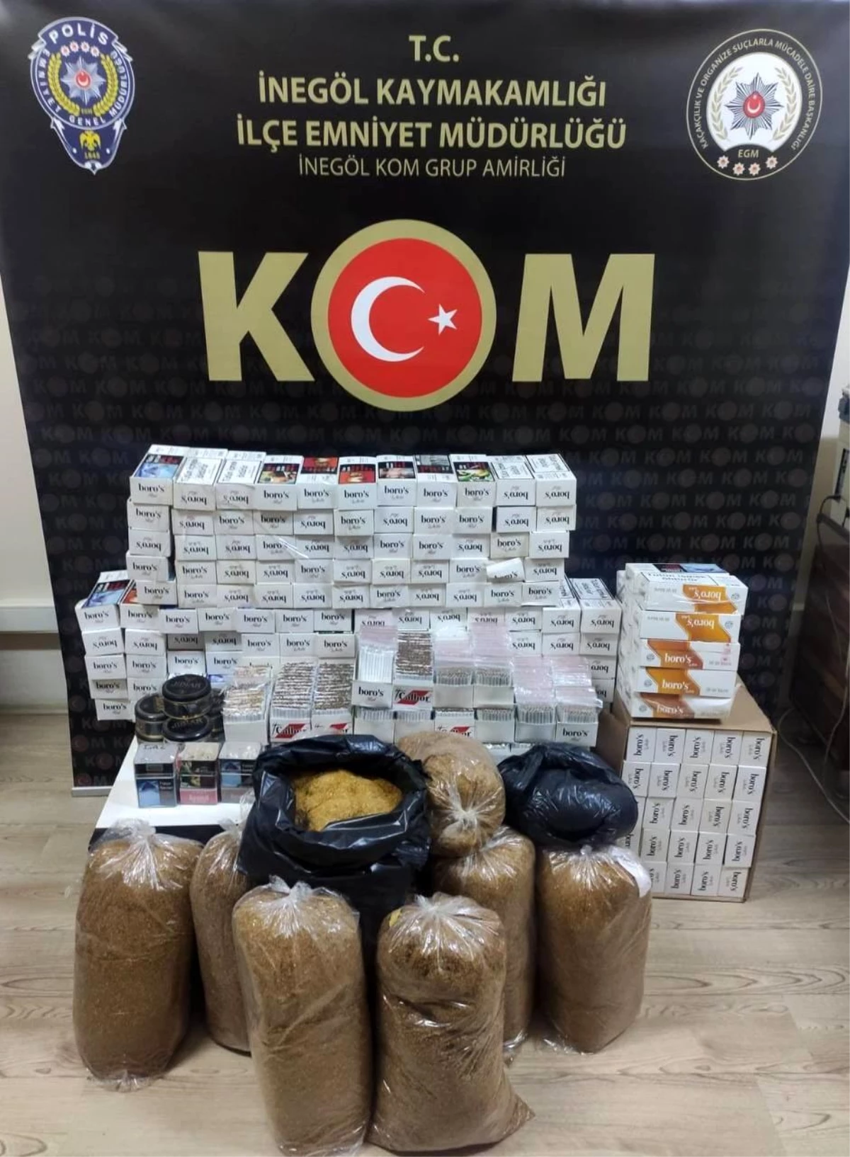 Bursa\'da kaçak sigara operasyonu: 2 gözaltı