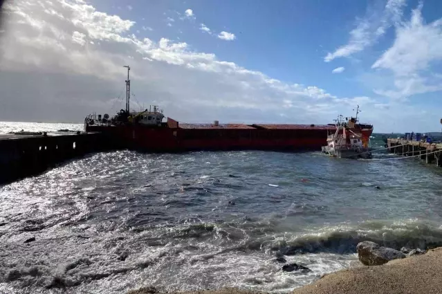 Kartal'da bir gemi battı, başka bir gemi de yatan gemiye yaslandı