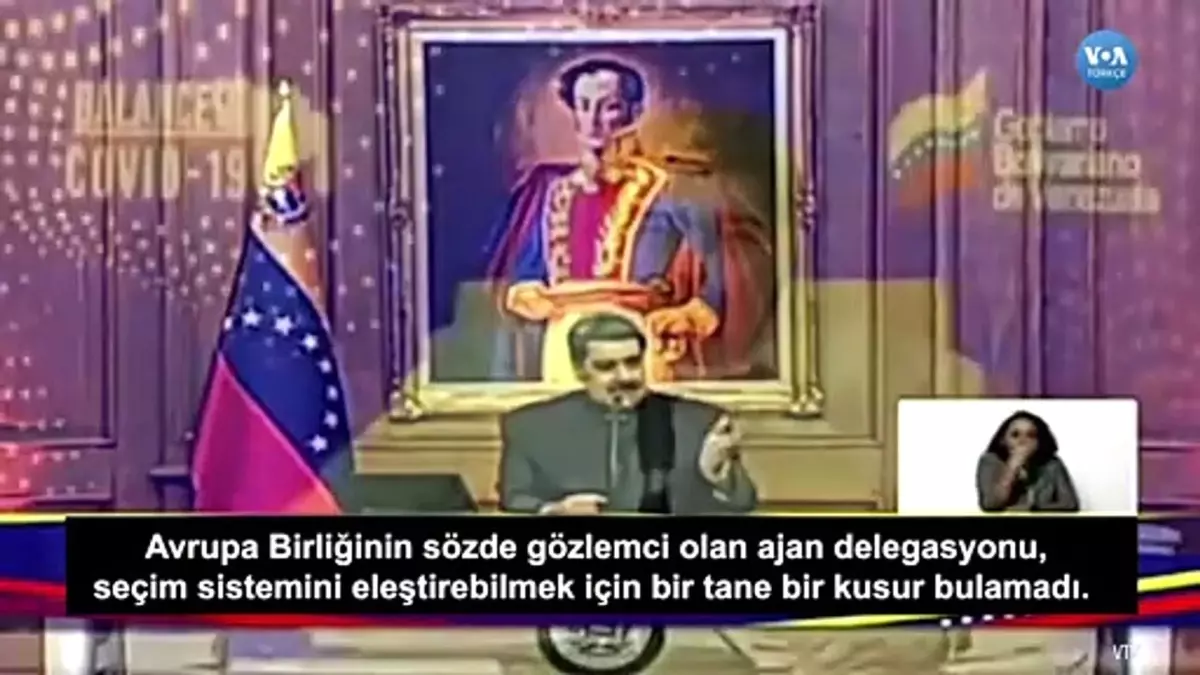 Maduro\'dan AB Gözlemcilerine Casusluk Suçlaması