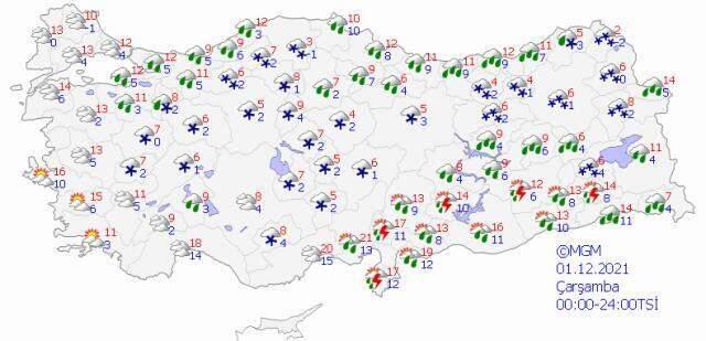 Meteoroloji şiddetle uyardı! Çarşamba günü Ankara dahil 28 ilde kar yağışı bekleniyor