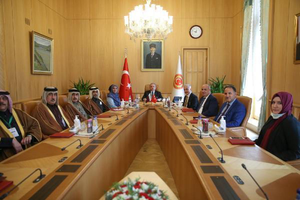 TBMM Başkanı Şentop, Katar heyetini kabul etti