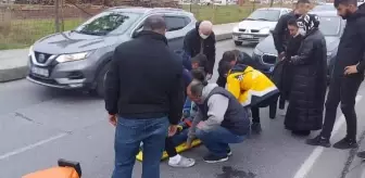 Sancaktepe'de yolun karşısına geçen kadına otomobil çarptı