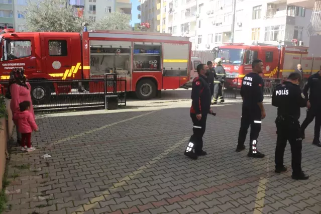 Ev yangınında hasar meydana geldi