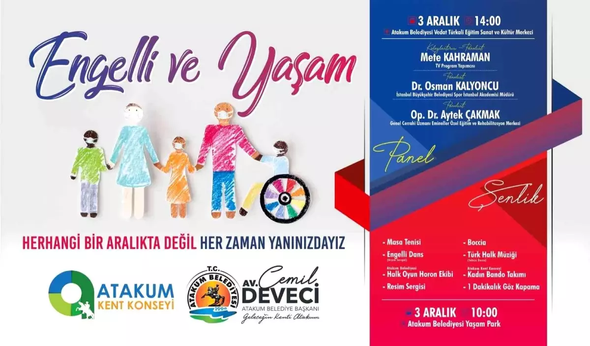 Atakum\'da Engelliler Günü\'ne özel program