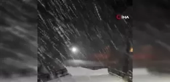 Bursa Keles'te yoğun kar yağışı