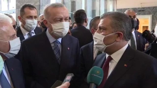Cumhurbaşkanı Erdoğan ve Bakan Koca arasında gülümseten zam muhabbeti: Para pul söylemedi mi?