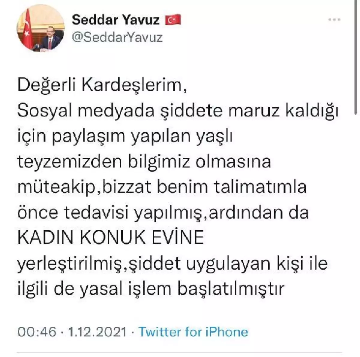 EŞİNİN DÖVDÜĞÜ 73 YAŞINDAKİ KADIN, KONUKEVİNE YERLEŞTİRİLDİ