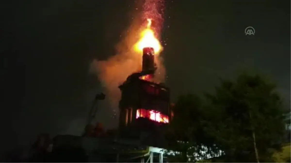 İnegöl'de bir fabrikanın siloları yandı