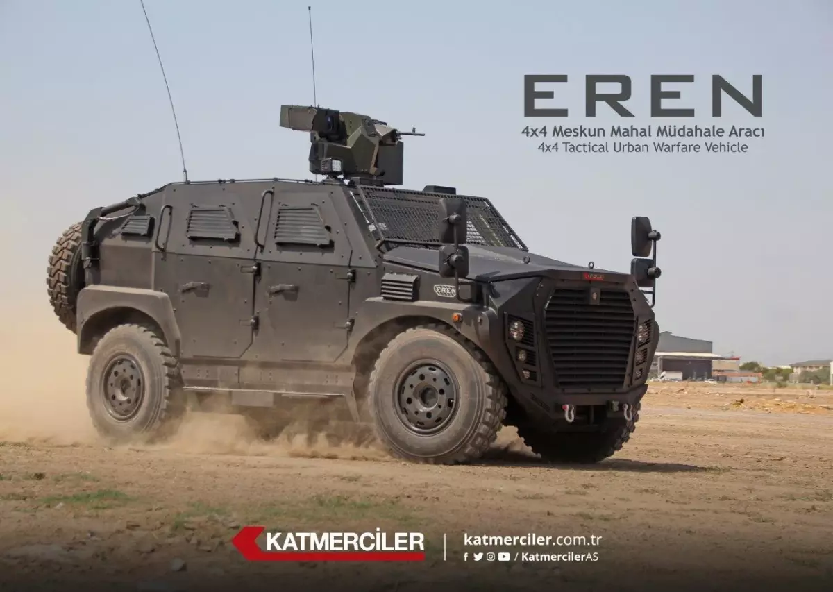 Katmerciler, Eren 4x4 aracıyla Askeri Lojistik ve Destek Zirvesi\'ne katılacak