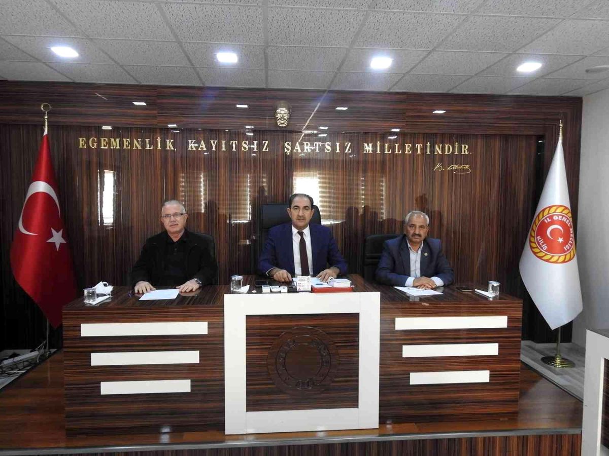 Kilis İl Genel Meclisi Aralık ayı toplantısı yapıldı