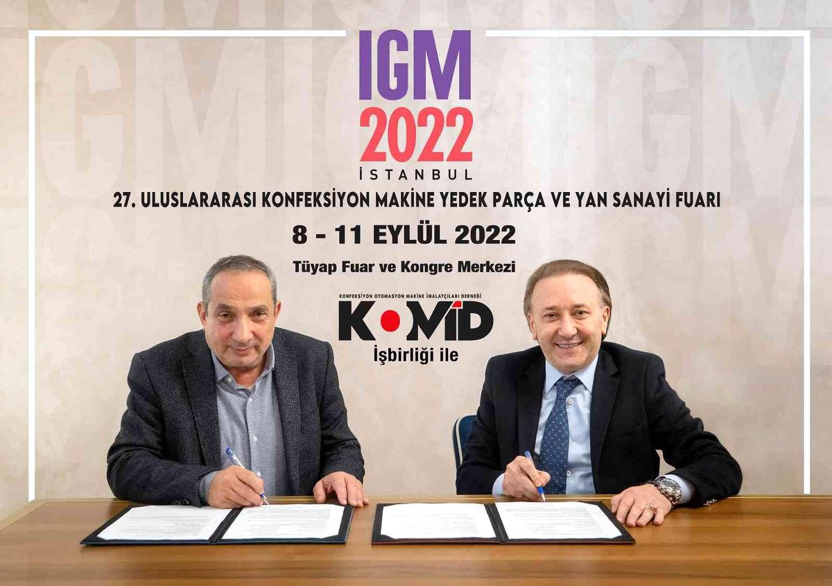 KOMİD\'den, IGM 27. Uluslararası Konfeksiyon Makineleri Fuarı\'na tam destek