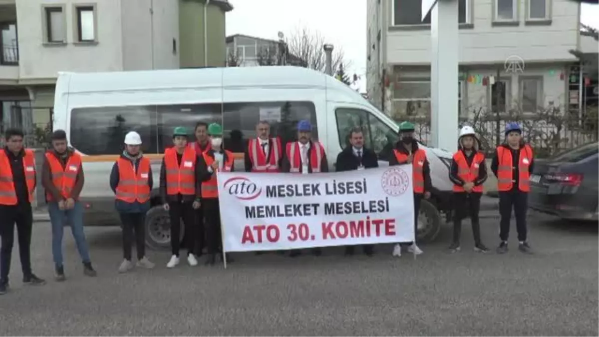 Öğrenciler doğal taş ve mermer atölyelerini gezdi