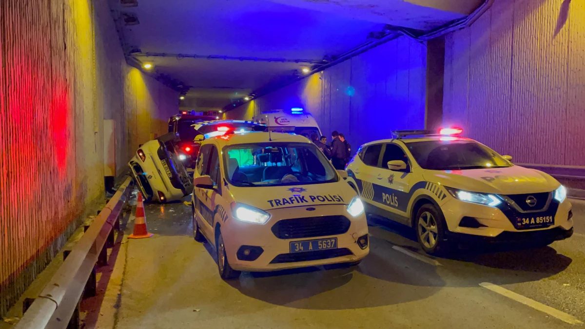Beşiktaş\'taki trafik kazasında 1 kişi yaralandı