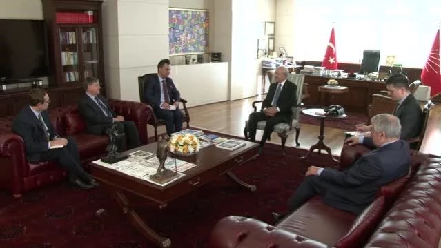 Kılıçdaroğlu, ABD'nin Ankara Büyükelçisi Satterfield'i kabul etti