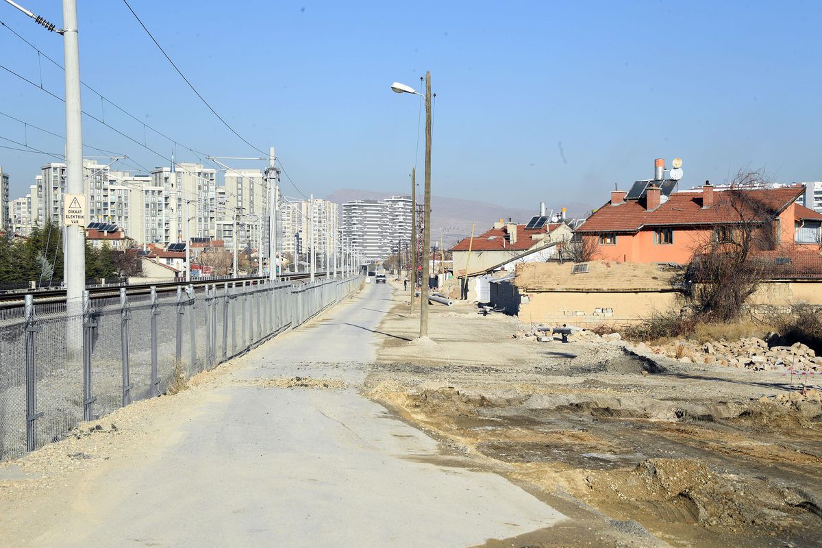Konya\'da Taşköprü ile Çeçenistan Köprüsü arasındaki çalışmalar sürüyor