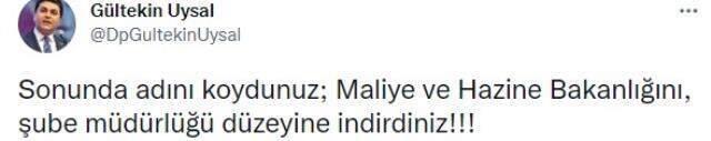 Nureddin Nebati'nin Hazine ve Maliye Bakanlığı olarak atanmasına ilk tepkiler