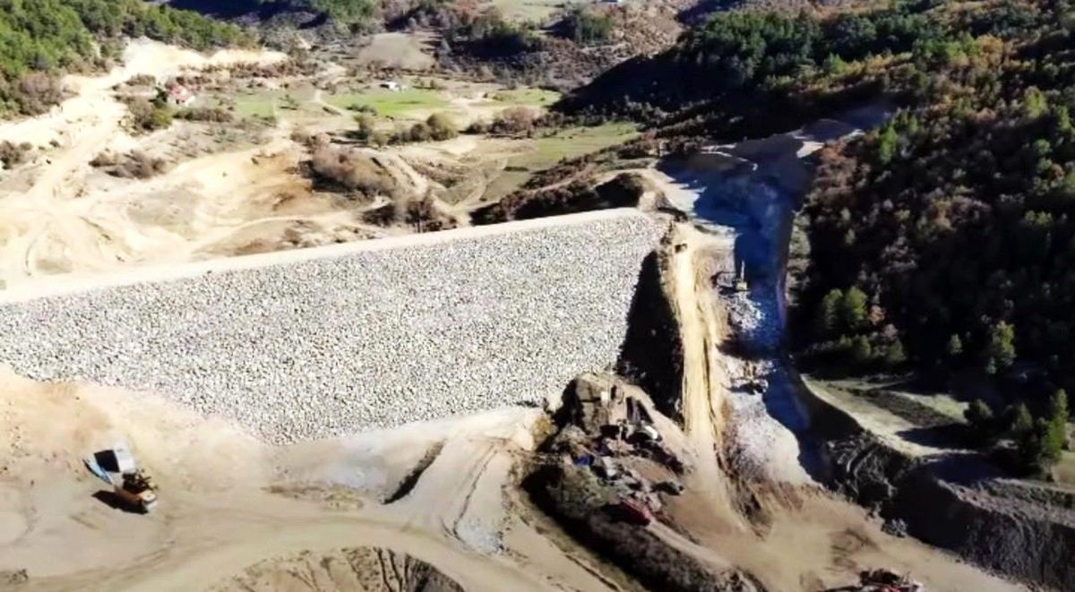 Orhanlar Barajı tamamlandığında 6 bin 330 dekar araziyi sulayacak