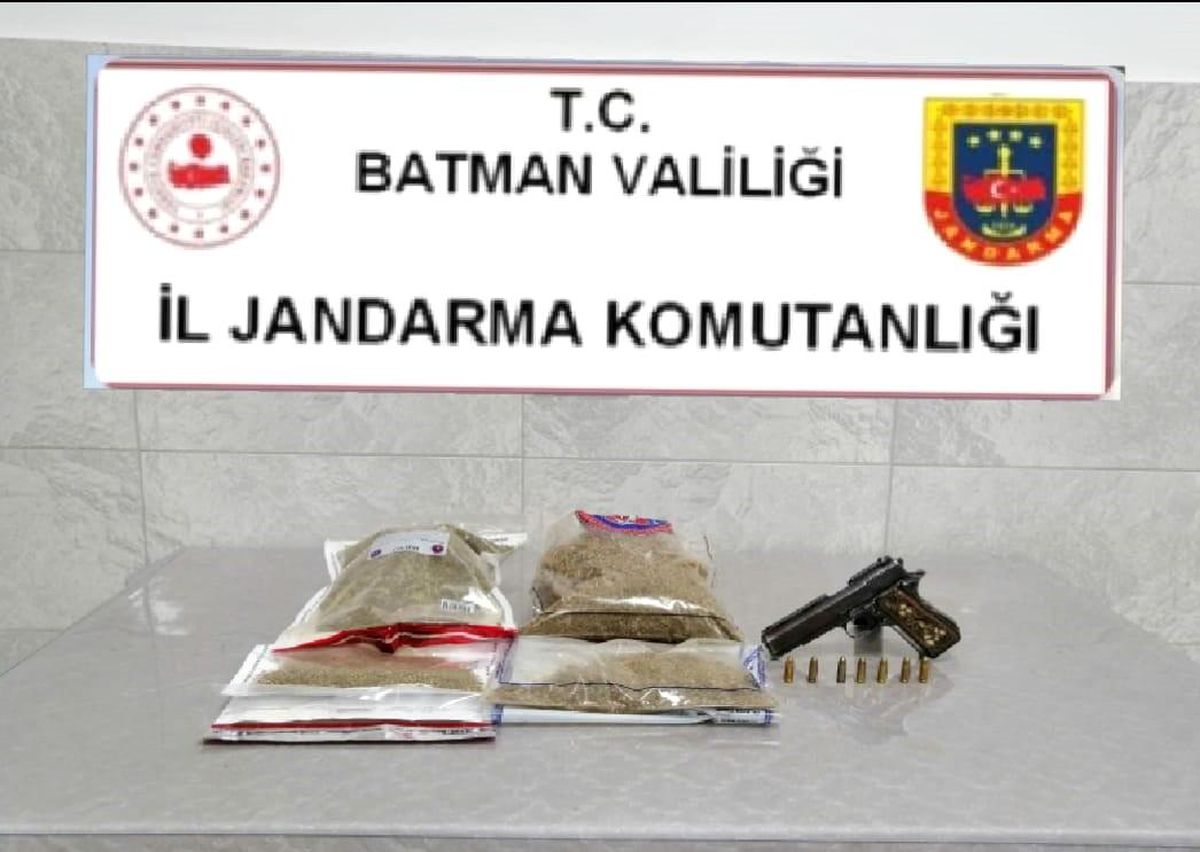 Sason\'da uyuşturucu tacirlerine operasyon